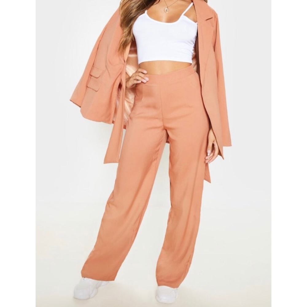 PLT Wide leg Pink Nude Pants